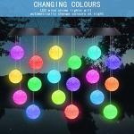 Color Changing LED Solar Wind Chimes Light