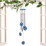Blue Evil Eye Wind Chime for Indoor and Outdoor