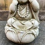 Zen Monk Buddha Garden Statue Ornament