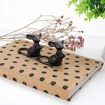 Cast Iron Mouse Garden Sculptures - Black Mice Statues