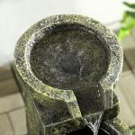 4-Tier Outdoor Stone Look Water Fountain