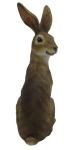 24cm Sitting Garden Hare Statue - Resin Bunny Décor