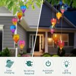 Solar Hot Air Balloon LED Garden Wind Chime