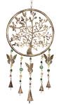 Tree of Life Wind Chime with Bells and Butterflies