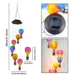 Solar Hot Air Balloon LED Garden Wind Chime