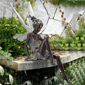 5.5-Inch Sitting Fairy Garden Statue Decor