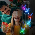 Color-Changing Solar Hummingbird Wind Chimes