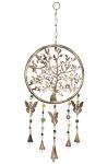 Tree of Life Wind Chime with Bells and Butterflies