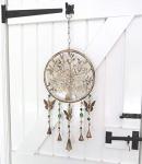 Tree of Life Wind Chime with Bells and Butterflies