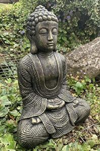 Large Black and Gold Buddha Maze Statue
