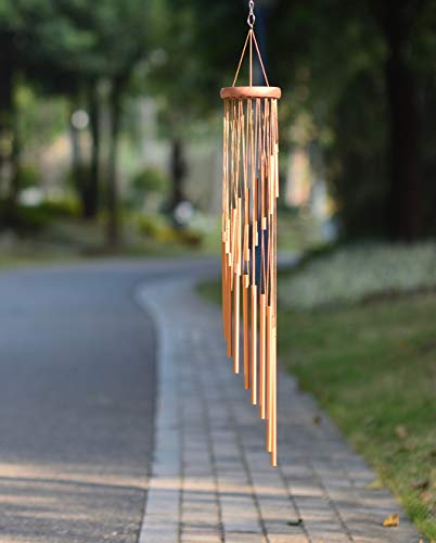 SuninYo Outdoor Wind Chimes - 36" Garden Decor
