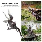 5.5-Inch Sitting Fairy Garden Statue Decor