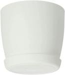 Colorful Matte Plastic Flower Pots with Saucer