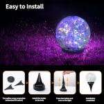 Solar Globe Lights - Waterproof Cracked Glass Balls