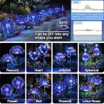 Solar Outdoor LED Firework Starburst Garden Lights