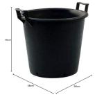 Heavy Duty 50L Plastic Plant Pots with Handles