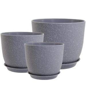 Set of 3 Modern Decorative Plant Pots