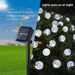 Moxled 36ft Solar String Lights with Crystal Balls