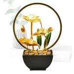 Lotus Leaf Indoor Tabletop Fountain with LED Light