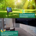 Solar Garden Net Lights with 200 LED Fairy Lights