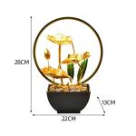 Lotus Leaf Indoor Tabletop Fountain with LED Light