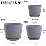 Set of 3 Modern Decorative Plant Pots