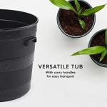 Large Blacksmith Tub Planter for Garden and Home