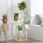 Colorful 6-Pack Plastic Plant Pots with Saucers