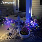 Solar Outdoor LED Firework Starburst Garden Lights