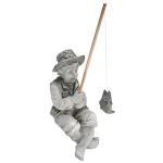 Frederic the Little Fisherman Garden Statue