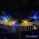 Solar Outdoor LED Firework Starburst Garden Lights