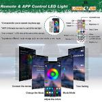 Bluetooth Stainless Steel Pool Fountain with LED Lights