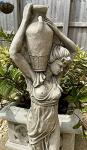 Elegant Lady Garden Statue with Wine Jug