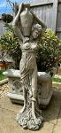 Elegant Lady Garden Statue with Wine Jug
