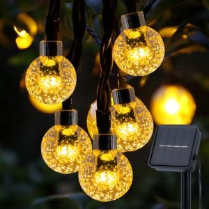 30 LED Waterproof Solar String Lights for Gardens