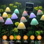 20 LED Solar Mushroom Garden Lights for Outdoors