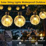30 LED Waterproof Solar String Lights for Gardens