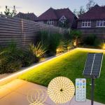 Solar LED Strip Lights for Outdoor Decoration