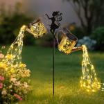 Solar Watering Can Lights for Outdoor Décor