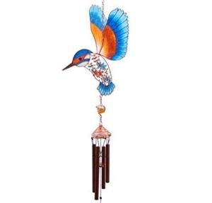 Large Kingfisher Windchime by Giverny Gifts