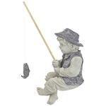 Frederic the Little Fisherman Garden Statue