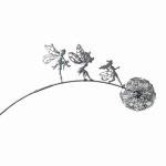 Dandelion Dance Stainless Steel Garden Art Sculpture