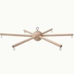 Wooden Mobile Frame Kit with Wind Chimes