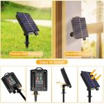 Solar Rope Lights with Remote for Outdoor Decor