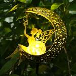 Solar Moon Fairy Lights for Garden Pathways