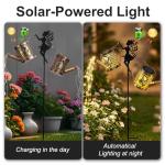 Solar Watering Can Lights for Outdoor Décor