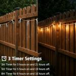 Solar Outdoor Garden String Lights with Remote