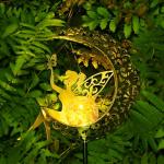 Solar Moon Fairy Lights for Garden Pathways
