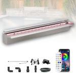 90cm Stainless Steel Waterfall Blade Kit with LED Lights