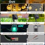 30 LED Waterproof Solar String Lights for Gardens